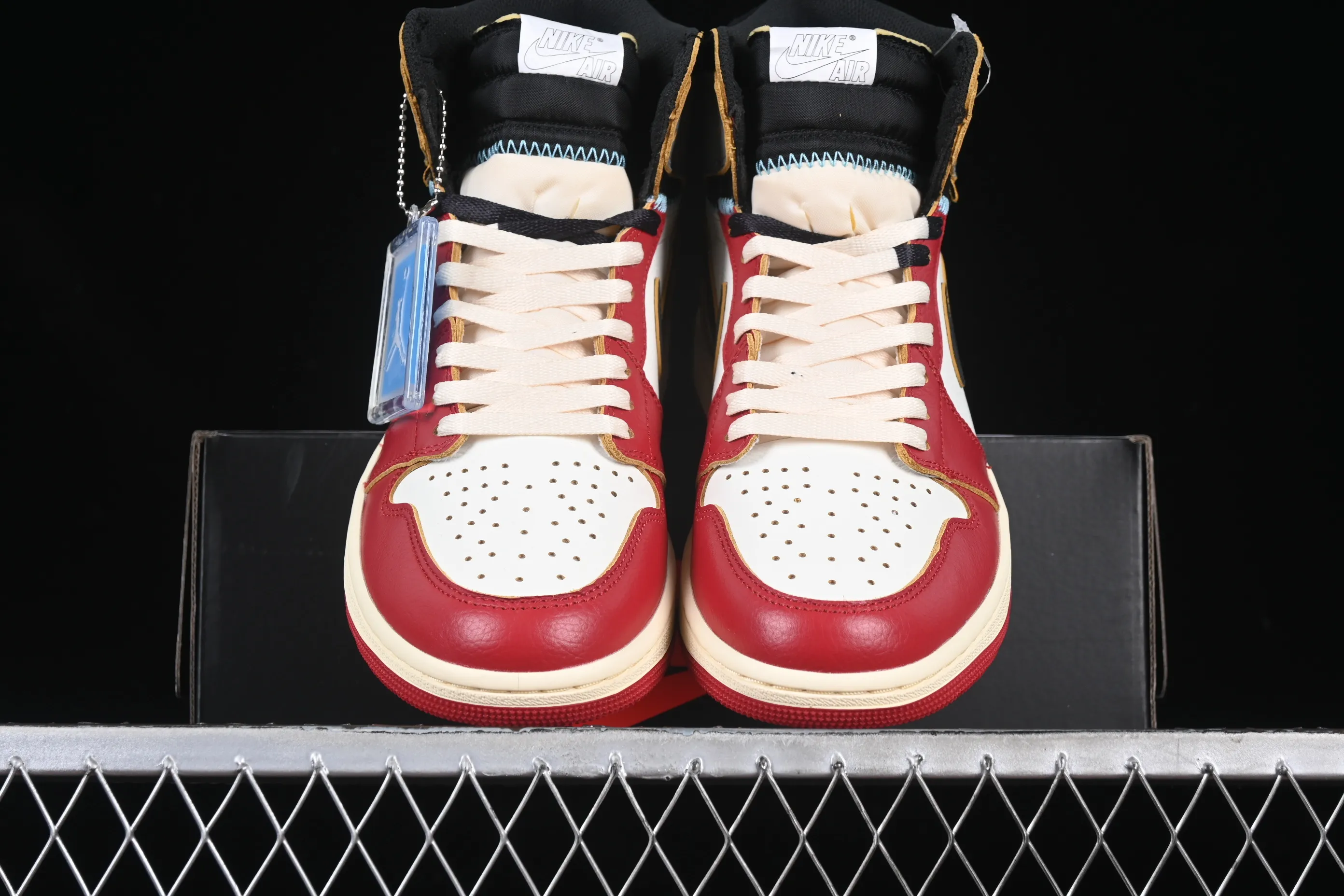 All categories Air Jordan Jordan series basketball shoes Air Jordan 1 High OG version Union x Air Jordan 1 Retro High AJ1 Joe 1 Shadow Chicago high-top basketball shoes HV8563-600